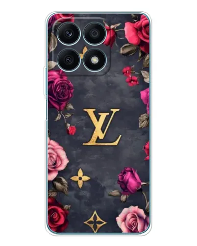 Чехол для Huawei Honor X8a с картинкой «Цветочный Louis Vuitton» Чехол для Huawei Honor X8a с картинкой «Цветочный Louis Vuitton»