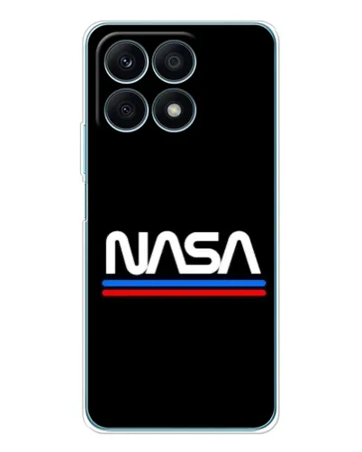 Чехол для Huawei Honor X8a с картинкой «NASA — классика Red Blue» Чехол для Huawei Honor X8a с картинкой «NASA — классика Red Blue»