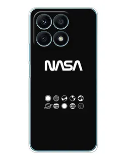 Чохол для Huawei Honor X8a з картинкою «NASA — технічний принт»