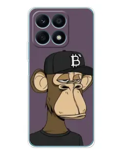 Чохол для Huawei Honor X8a з картинкою «Bored Ape в кепці»