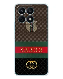 Чохол для Huawei Honor X8a з картинкою «Gucci — брендований десерт» Чохол для Huawei Honor X8a з картинкою «Gucci — брендований десерт»