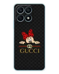 Чохол для Huawei Honor X8a з картинкою «Мінні Маус Gucci — чорний» Чохол для Huawei Honor X8a з картинкою «Мінні Маус Gucci — чорний»