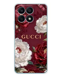 Чохол для Huawei Honor X8a з картинкою «Gucci — бордові троянди» Чохол для Huawei Honor X8a з картинкою «Gucci — бордові троянди»