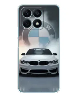 Чохол для Huawei Honor X8a з картинкою «BMW в білому диму» Чохол для Huawei Honor X8a з картинкою «BMW в білому диму»