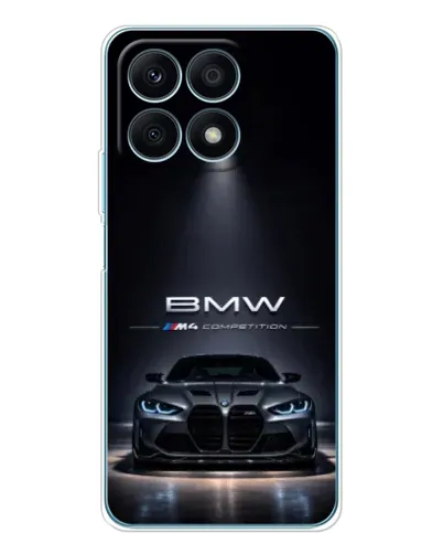 Чохол для Huawei Honor X8a з картинкою «BMW крізь нічне місто» Чохол для Huawei Honor X8a з картинкою «BMW крізь нічне місто»