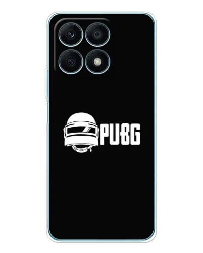 Чехол для Huawei Honor X8a с картинкой «PUBG — классический лого»