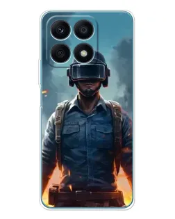 Чохол для Huawei Honor X8a з картинкою «PUBG — реалістичний герой» Чохол для Huawei Honor X8a з картинкою «PUBG — реалістичний герой»