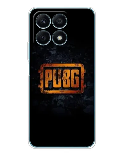 Чехол для Huawei Honor X8a с картинкой «PUBG — золотой логотип»