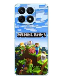 Чехол для Huawei Honor X8a с картинкой «Minecraft классический мир» Чехол для Huawei Honor X8a с картинкой «Minecraft классический мир»