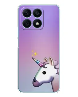 Чехол для Huawei Honor X8a с картинкой «Единорог градиент» Чехол для Huawei Honor X8a с картинкой «Единорог градиент»