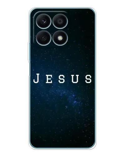 Чехол для Huawei Honor X8a с картинкой «Звездное небо Jesus»