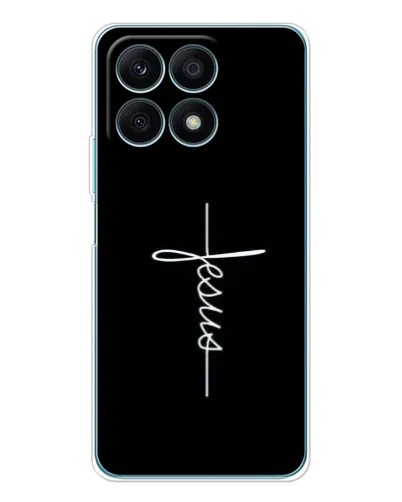 Чехол для Huawei Honor X8a с картинкой «Тонкая линия веры»