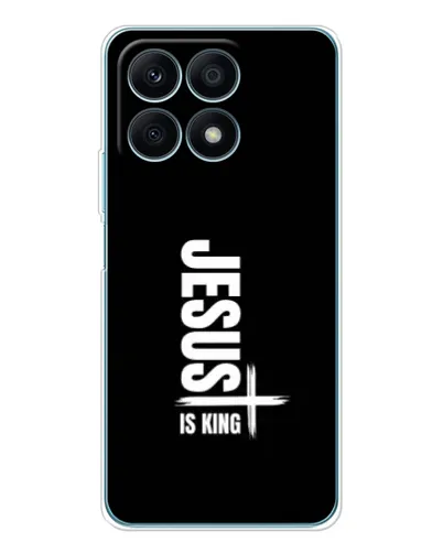 Чехол для Huawei Honor X8a с картинкой «Вертикаль веры Jesus»