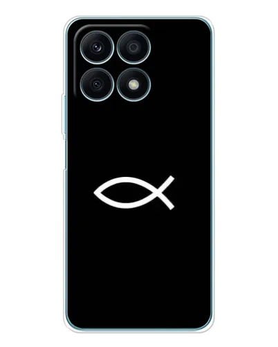 Чохол для Huawei Honor X8a з картинкою «Символ риби Jesus» Чохол для Huawei Honor X8a з картинкою «Символ риби Jesus»