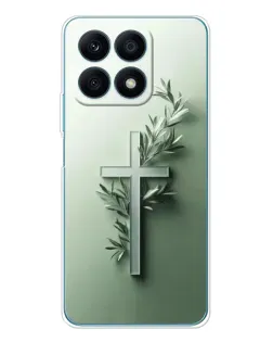 Чехол для Huawei Honor X8a с картинкой «Оливковая ветвь» Чехол для Huawei Honor X8a с картинкой «Оливковая ветвь»