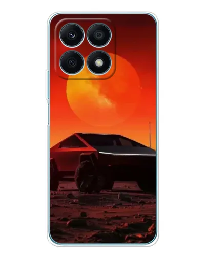Чехол для Huawei Honor X8a с картинкой «Cybertruck на Марсе» Чехол для Huawei Honor X8a с картинкой «Cybertruck на Марсе»