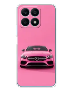 Чехол для Huawei Honor X8a с картинкой «Розовый Mercedes AMG» Чехол для Huawei Honor X8a с картинкой «Розовый Mercedes AMG»