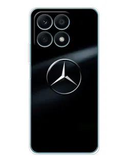 Чехол для Huawei Honor X8a с картинкой «Mercedes на металле» Чехол для Huawei Honor X8a с картинкой «Mercedes на металле»