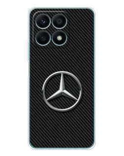Чехол для Huawei Honor X8a с картинкой «Карбоновый Mercedes стиль» Чехол для Huawei Honor X8a с картинкой «Карбоновый Mercedes стиль»