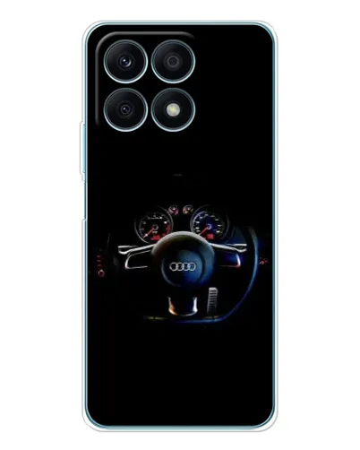 Чехол для Huawei Honor X8a с картинкой «Салон Audi — руль» Чехол для Huawei Honor X8a с картинкой «Салон Audi — руль»