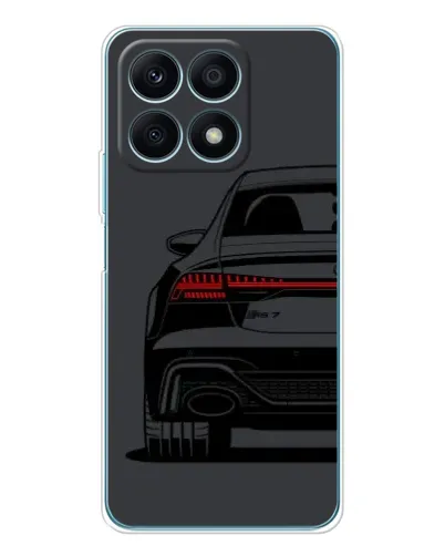 Чехол для Huawei Honor X8a с картинкой «Задняя часть Audi — арт» Чехол для Huawei Honor X8a с картинкой «Задняя часть Audi — арт»