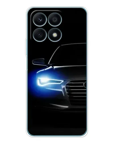 Чехол для Huawei Honor X8a с картинкой «Неоновый взгляд Audi» Чехол для Huawei Honor X8a с картинкой «Неоновый взгляд Audi»
