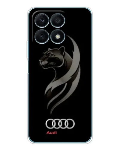 Чехол для Huawei Honor X8a с картинкой «Графика — пантера и Audi» Чехол для Huawei Honor X8a с картинкой «Графика — пантера и Audi»