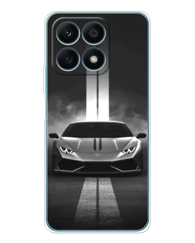 Чехол для Huawei Honor X8a с картинкой «Lamborghini симметрия дорог» Чехол для Huawei Honor X8a с картинкой «Lamborghini симметрия дорог»