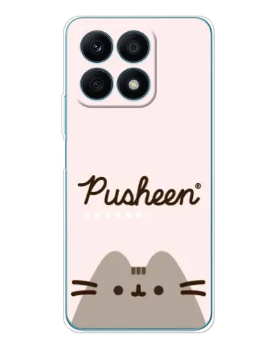 Чехол для Huawei Honor X8a с картинкой «Pusheen логотип»