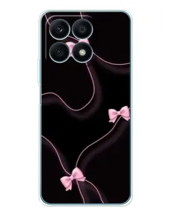 Чохол для Huawei Honor X8a з картинкою «Рожеві стрічки» Чохол для Huawei Honor X8a з картинкою «Рожеві стрічки»