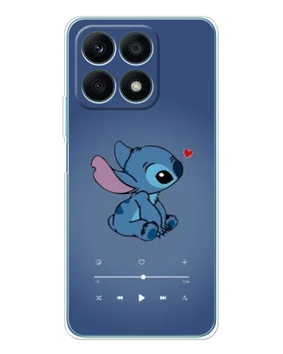 Чехол для Huawei Honor X8a с картинкой «Музыкальный Stitch»