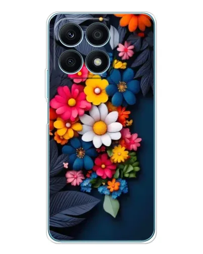 Чехол для Huawei Honor X8a с картинкой «Цветочная феерия» Чехол для Huawei Honor X8a с картинкой «Цветочная феерия»