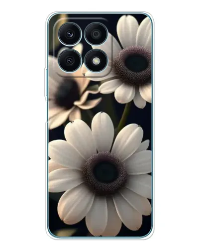 Чехол для Huawei Honor X8a с картинкой «Белые маргаритки макро» Чехол для Huawei Honor X8a с картинкой «Белые маргаритки макро»