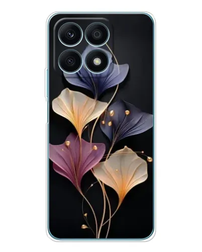 Чехол для Huawei Honor X8a с картинкой «Лиловые цветы грации» Чехол для Huawei Honor X8a с картинкой «Лиловые цветы грации»