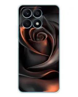 Чохол для Huawei Honor X8a з картинкою «Шовкова чорна троянда» Чохол для Huawei Honor X8a з картинкою «Шовкова чорна троянда»