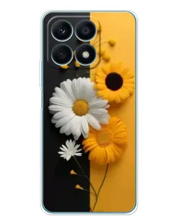 Чохол для Huawei Honor X8a з картинкою «Соняшник та ромашка» Чохол для Huawei Honor X8a з картинкою «Соняшник та ромашка»