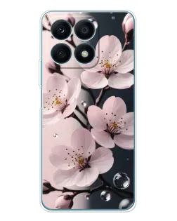 Чохол для Huawei Honor X8a з картинкою «Ніжня сакура та краплі» Чохол для Huawei Honor X8a з картинкою «Ніжня сакура та краплі»