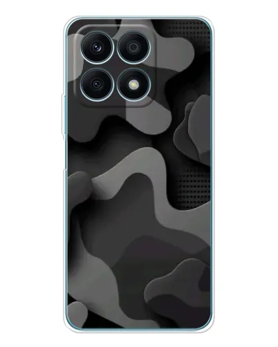 Чехол для Huawei Honor X8a с картинкой «Темный абстрактный камуфляж» Чехол для Huawei Honor X8a с картинкой «Темный абстрактный камуфляж»