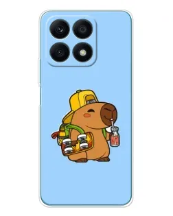 Чохол для Huawei Honor X8a з картинкою «Капібара на скейті» Чохол для Huawei Honor X8a з картинкою «Капібара на скейті»