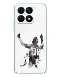 Чохол для Huawei Honor X8a з картинкою «Чорно-білий силует Мессі» Чохол для Huawei Honor X8a з картинкою «Чорно-білий силует Мессі»