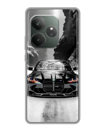 Чехол для Huawei Honor X8d с картинкой «BMW — акварельный дрифт» Чехол для Huawei Honor X8d с картинкой «BMW — акварельный дрифт»