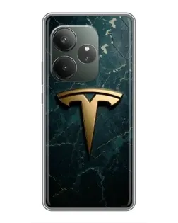 Чехол для Huawei Honor X8d с картинкой «Мраморная Tesla Gold» Чехол для Huawei Honor X8d с картинкой «Мраморная Tesla Gold»