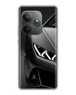 Чехол для Huawei Honor X8d с картинкой «Lamborghini фары детализация»