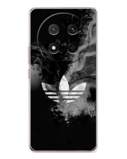 Чехол для Huawei Honor X9c с картинкой «Абстрактный дым Adidas»