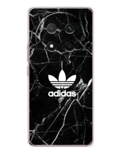 Чехол для Huawei Honor X9c с картинкой «Белый мрамор Adidas»