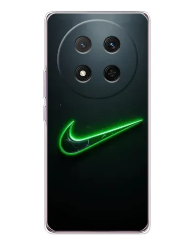 Чехол для Huawei Honor X9c с картинкой «Неоновый контур Nike»