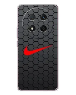 Чехол для Huawei Honor X9c с картинкой «Nike — карбоновая сетка»