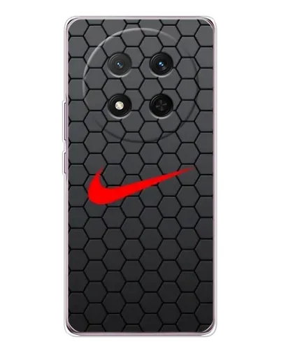 Чехол для Huawei Honor X9c с картинкой «Nike — карбоновая сетка»