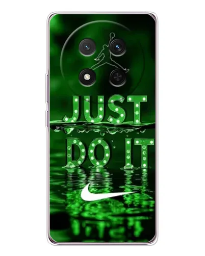 Чехол для Huawei Honor X9c с картинкой «Зеленый неоновый Nike»