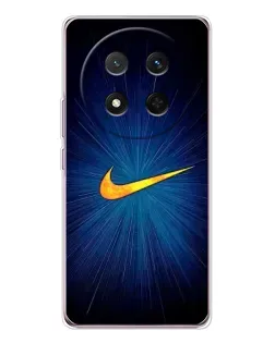 Чехол для Huawei Honor X9c с картинкой «Синий пульс Nike» Чехол для Huawei Honor X9c с картинкой «Синий пульс Nike»
